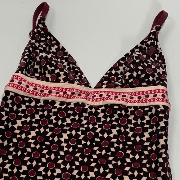 Kate Spade Women's Floral Tile Triangle One Piece Swimsuit Multi-Color Size XS - Picture 6 of 7